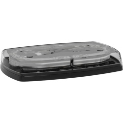 ECCO 5540CAC Mini torreta de 48 LED 10" Ambar/Claro Lente Transparente Cableado