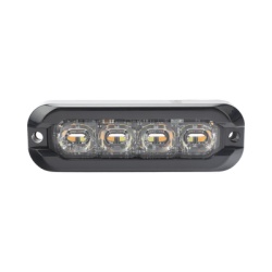 ECCO ED3793AW Luz perimetral 8 LED Ultra Brillantes Dual Color Ambar / Claro