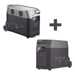 ECOFLOW DLTPRO-BP Kit de Estacion de Energia Portatil 3600Wh + Bateria Externa 3600Wh (7200Wh)