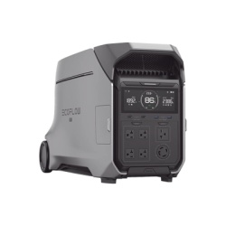 ECOFLOW EFD521 Estacion de Energia Portatil DELTA PRO3 / 4096Wh Litio LFP / 5 AC 4000W (8000W Pico) / 2 USB-C 100W / Capacidad para Aumentar Respaldo / Cargador de Coche 10A a 12.6V / Conectividad WiF