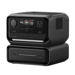 ECOFLOW EFR3MAX EcoFlow River 3 Plus | Estacion de Energia Portatil 572Wh Litio LFP / 4 AC 800W (Max. 1600W) / 1 USB-C 100W / 3 USB -A 12W / Cargador de Coche 10A 126W Max. / Conectividad WiFi y Bluet