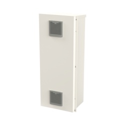 EPCOM INDUSTRIAL EI-PCB-40-106-30VDK Gabinete Acero Galv. para 3 Bat. PL110D12. Puerta Ventilada. Acc. de piso o poste No incluidos (400 x 1060 x 300mm).