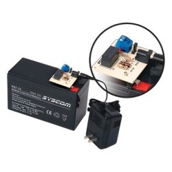 EPCOM INDUSTRIAL SCAR-4A Fuente de Respaldo con Relevador para Equipos de Bajo Consumo de Energia (Requiere Bateria PL4.512)