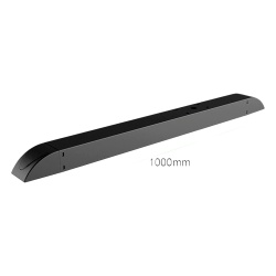 EPCOM INDUSTRIAL SDJH128 Soporte Estructural para Videowall con motaje en Piso | Perfil Rectangular de 1m| Diametro de los orificios 20 mm Post Support 76.5 mm |Incluye Herramientas Allen| 4 Agujeros