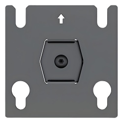 EPCOM INDUSTRIAL SDJH633 Accesorio - Placa Adaptadora para Panel LED 20 x 20.5 mm | Dimensiones 64 x 64 x 2 mm | Diametro de Orificio Ø10.3 mm | Separacion de Orificios 40 mm.