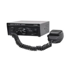 EPCOM INDUSTRIAL SIGNALING X100A Sirena Vehicular de 100W de Potencia Con Switch Giratorio de 6 posiciones y Microfono Integrado de Uso Rudo