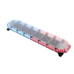 EPCOM INDUSTRIAL SIGNALING X87RB Barra de luces LED de 48" 74 LED SAE Ideal para Equipar Unidades de Seguridad Publica