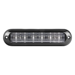 EPCOM INDUSTRIAL SIGNALING XLT1835B Luz Auxiliar Ultra Brillante IP67 de 6 LEDs Color Azul con mica transparente y bisel negro
