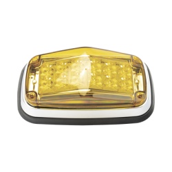 EPCOM INDUSTRIAL SIGNALING XT1885A Luz de advertencia 8 X 4" Color Ambar IP67 SAE Ideal para Ambulancias