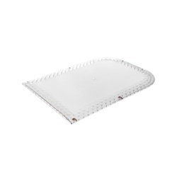 EPCOM INDUSTRIAL SIGNALING Z67-DLW Domo lateral de reemplazo para barra de luces X67A color claro