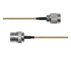 EPCOM INDUSTRIAL SNH-142-TNCI-60 Cable RG142 con conectores N Hembra en un extremo y en el otro TNC Macho Inverso.