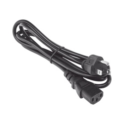 EPCOM POWERLINE AC-CORD-1.8M Cable de Alimentación Eléctrica / 120-240 Vca / 18 AWG / 1.8 m (5.91 ft) / IEC 320C13 a NEMA 5-15P / Trifásico con Tierra