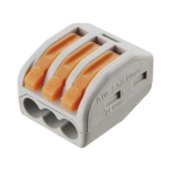 EPCOM POWERLINE CON-1004 Conector Compacto para 1 Cable de Entrada 2 Cables de Salida / Cables Compatibles 12AWG-28AWG