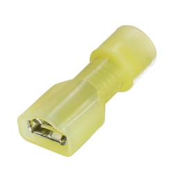 EPCOM POWERLINE CON-101-3A-03 Terminal hembra aislada completa / para cables 12-10 AWG / Para baterias con terminal F1 / Paquete de 25 piezas