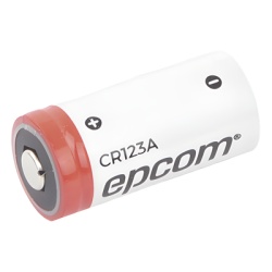 EPCOM POWERLINE CR123A Batería de Litio CR123A / 3V / 1300 mAh / No Recargable / Acero Inoxidable / Operación -40°C a +60°C