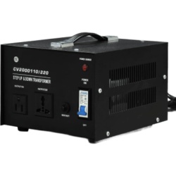EPCOM POWERLINE CV-2000-110/220 Convertidor de Voltaje / 2000 VA / 110 Vca / 220 Vca / Monofásico / Eficiencia ≤98%