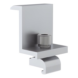 EPCOM POWERLINE EPL-ECG2-35R Sujetador final / 35 mm / Aluminio anodizado y acero inoxidable / Riel 3 y 7 / 11 N·m / 1.15 ft