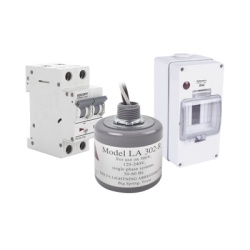 EPCOM POWERLINE PL32ACA Kit de Centro de Carga Para Corriente Alterna Breaker de hasta 400 Vca de 32 A con Supresor de Picos Transitorios.