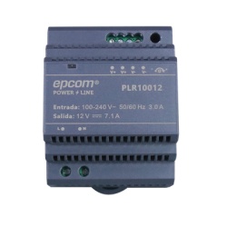 EPCOM POWERLINE PLR-100-12 Fuente de alimentacion de 12 Vcc / 7.1 A / 85.2 W