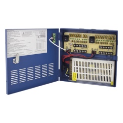 EPCOM POWERLINE XP16DC204K Fuente de poder profesional HEAVY DUTY de 11 - 15 Vcc @ 20 Amper, para 16 cámaras, con voltaje de entrada de: 110-220 Vca