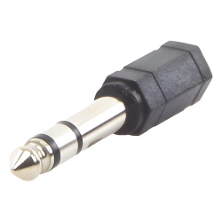 EPCOM PROAUDIO EP-ADAP63 Adaptador de audio 3.5mm hembra a 6.3mm macho (Audio estereo)