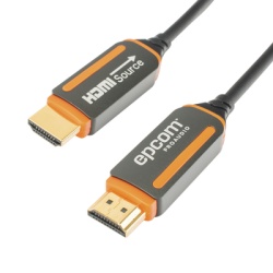 EPCOM PROAUDIO EP-FOH-4K-20M Cable HDMI de Fibra Optica de 20 Metros (65.62 Pies) | Alta Definicion | Version 2.0 | Alta Velocidad 18Gbps | 4K@60Hz | HDCP 2.2 | Resistente a EMI y RFI