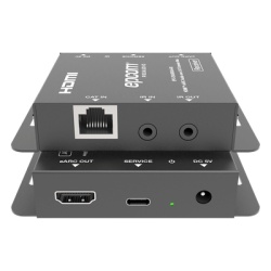 EPCOM PROAUDIO EPC-EDA50SEA Extensor Audio HDMI eARC | 50 Metros | CAT5e/6 | Soporte Dolby Atmos DTS-HD | IR Bidireccional | CEC Passthrough | Carcasa Metalica