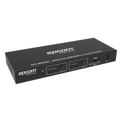 EPCOM PROAUDIO EPC-MXB22A Matriz HDMI / 2x2 / 4K2K@60Hz / HDR / YCbCr 4:4:4 / 18 Gbps / Extractor de Audio / HDCP 2.2