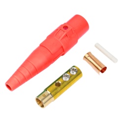 EPCOM PROAUDIO EPCAMLOCK400AFRED Conector camlock 400 AMPERES HEMBRA COLOR ROJO