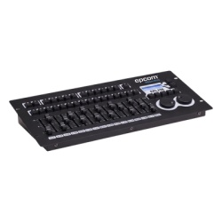 EPCOM PROAUDIO EPL256 Controlador de Iluminacion DMX Profesional / 256 Canales DMX512 / 16 Fixtures Simultaneos / Generador de 135 Shapes Integrados / 80 Playbacks con Control HTP-LTP / 2 Puertos DMX