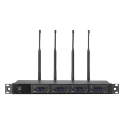 EPCOM PROAUDIO SF-354UH Receptor UHF para 4 microfonos inalambricos / Pantalla LCD de cristal liquido
