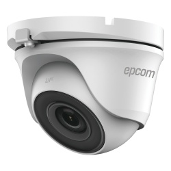 EPCOM PROFESSIONAL E50-TURBO-G3 Turret TURBOHD 5 Megapixel / 85° de Vision / Lente 2.8 mm / Exterior IP66 / IR EXIR 20 mts / TVI-AHD-CVI-CVBS / Metal