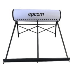 EPCOM STELPWH240INC Boiler Solar SIN TUBOS de 240L Termotanque Inoxidable de Grado Alimenticio Resistentes a Granizo de Hasta 25 mm/ l Incluye Anodo de Magnesio