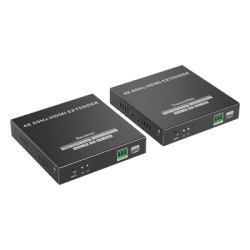 EPCOM TITANIUM TT-582 Kit Extensor HDMI para distancias de 120 metros | Soporta resolucion 4K @60Hz | Cat 6 6a y 7 | Salida Loop en el Tx para visualizacion local | Soporta control remoto del equi