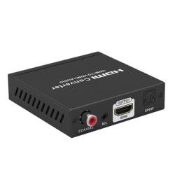 EPCOM TITANIUM TT3061 Extractor de Audio HDMI / 4K 60 Hz HDR / Salida SPDIF + Coaxial + R/L 3.5 mm / ARC / HDCP 1.4/2.2 Bidireccional / Salida HDMI Solo Video