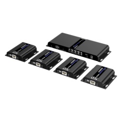 EPCOM TITANIUM TT3144KHDBITT Kit Divisor y Extensor HDMI (Extender Splitter) | Divide 1 Fuente HDMI a 4 Pantallas | Extiende la senal HDMI hasta 120 m | Resolucion 4Kx2K @ 60 Hz | Cat 6/6a | Uso 24/7 - Img 10