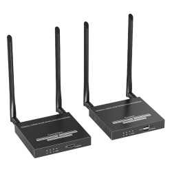 EPCOM TITANIUM TT699KVM Kit Extensor Inalambrico | 4K@60Hz | Transmision hasta 50m | Transferencia IR | Emparejamiento SSID