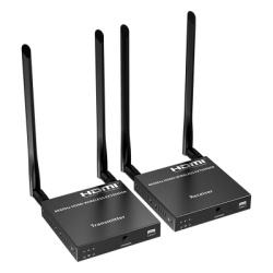 EPCOM TITANIUM TT699V20 Kit Extensor Inalambrico HDMI | 4K@60Hz 4096x2160 | Tecnologia ipcolor STREAM | Banda 5G 5.18-5.24 GHz | Distancia 50 m | Conexion de Hasta 1 a 4