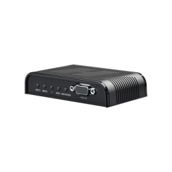 EPCOM TITANIUM TT7505 Convertidor de S-VIDEO BNC (CVBS) VGA a VGA / Resolucion 1080P @60Hz / Soporta ajuste de Brillo contraste saturacion de color / Alimentacion incluida.