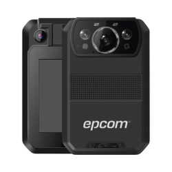 EPCOM XMR-R3 Body Camera para Seguridad / Video 4K / GPS Interconstruido / Conexion 4G-LTE / WiFi / Bluetooth / Sistema Basado en Android / Exterior IP66