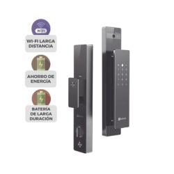 EZVIZ CS-DL50FVS/PLUS Cerrojo Inteligente de Reconocimiento Facial y Venas de Palma de Mano / 4 Pulgadas Pantalla / 5000mAh Bateria Recargable / Video Llamada a la App / Wi-Fi y Bluetooth / IP52 Resis
