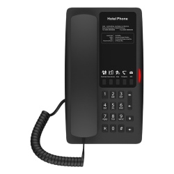 FANVIL H4WB Telefono IP Hotelero Wi-Fi 6 / 2 Lineas SIP / Doble Banda 2.4/5 GHz / 5 Teclas Programables / Puerto USB-A / PoE 802.3af / Diseno Negro