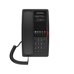 FANVIL H4WB Telefono IP Hotelero Wi-Fi 6 / 2 Lineas SIP / Doble Banda 2.4/5 GHz / 5 Teclas Programables / Puerto USB-A / PoE 802.3af / Diseno Negro