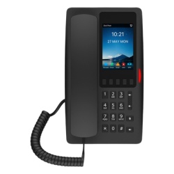 FANVIL H6WB Telefono IP Hotelero Wi-Fi 6 / Pantalla IPS 3.5" 320x480 / 2 Lineas SIP / 5 Teclas Programables / Puerto USB-A / PoE 802.3af / Audio HD / Diseno Negro