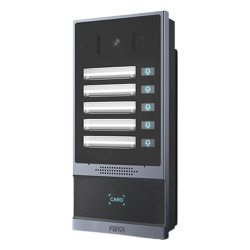 FANVIL I63 Videoportero SIP i63 2 relevadores con 5 botones de marcacion rapida anti-vandalico IP66 y IK07 PoE