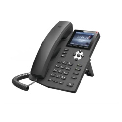 FANVIL X3S Telefono IP empresarial para 2 lineas SIP con pantalla LCD de 2.4 Pulgadas a color y conferencia de 3 vias