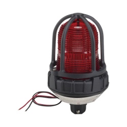 FEDERAL SIGNAL INDUSTRIAL 191XL-024-R Luz de advertencia LED para ubicaciones peligrosas montaje tipo tubo 24 VCD color Rojo