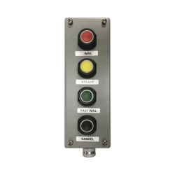 FEDERAL SIGNAL INDUSTRIAL PBS4 Botonera Cuadruple de uso rudo
