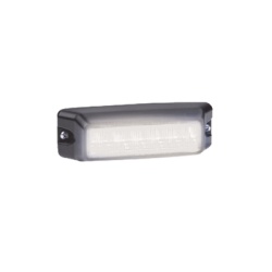 FEDERAL SIGNAL IPX600B-W Luz auxiliar de 6 LED Flasher Integrado Color Blanco Mica Transparente