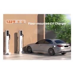 GREENC S03US48A02 Estacion de Carga para Vehiculos Electricos / Tipo Pedestal / Doble Conector Tipo 1 (SAE J1772) / 48 A / 11.5 kW por Puerto / Pantalla LCD 4.3 in (10.9 cm) / RFID / Proteccion IP54 /